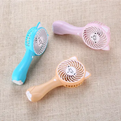 Handheld Electric Small Fox Fan for Bedroom Bathroom