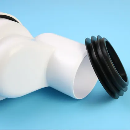 Adjustable Distance Toilet Drain Shifter - Plastic Bathroom Accessory