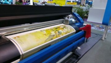 Eco Solvent 3.1m Uv Inkjet Printer With 1440 Nozzles / A-starjet 7702l Uv