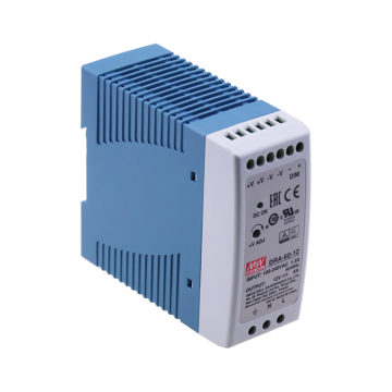 DIN Rail Power Supply 60W 12V Mean Well DRA-60-12