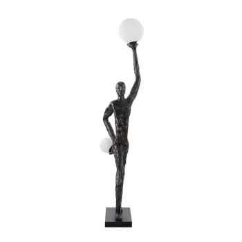 2021 Designer Black Fiberglass Arc Floor Lamp for Hotels