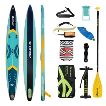 Professional Race 14" Inflatable SUP Paddle Board - Hot Sale for Competition
