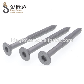 square drive self tapping metal screw for sheet metal