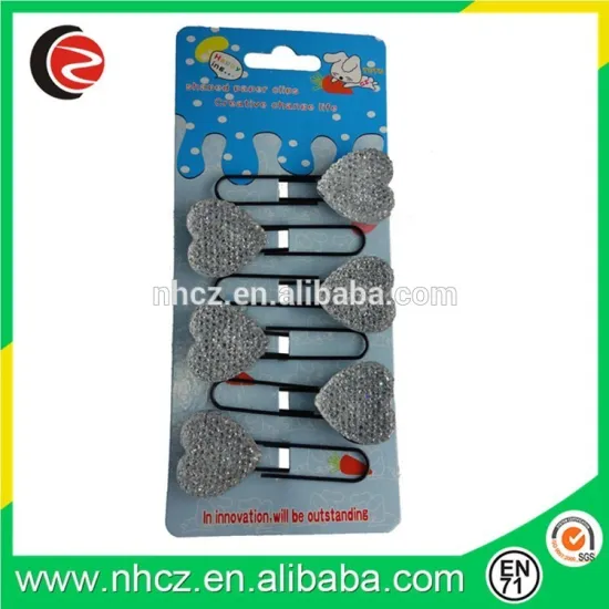 heart shape book mark,promotion paper clip card set