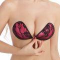 adhesive strapless lace cloth bra for women