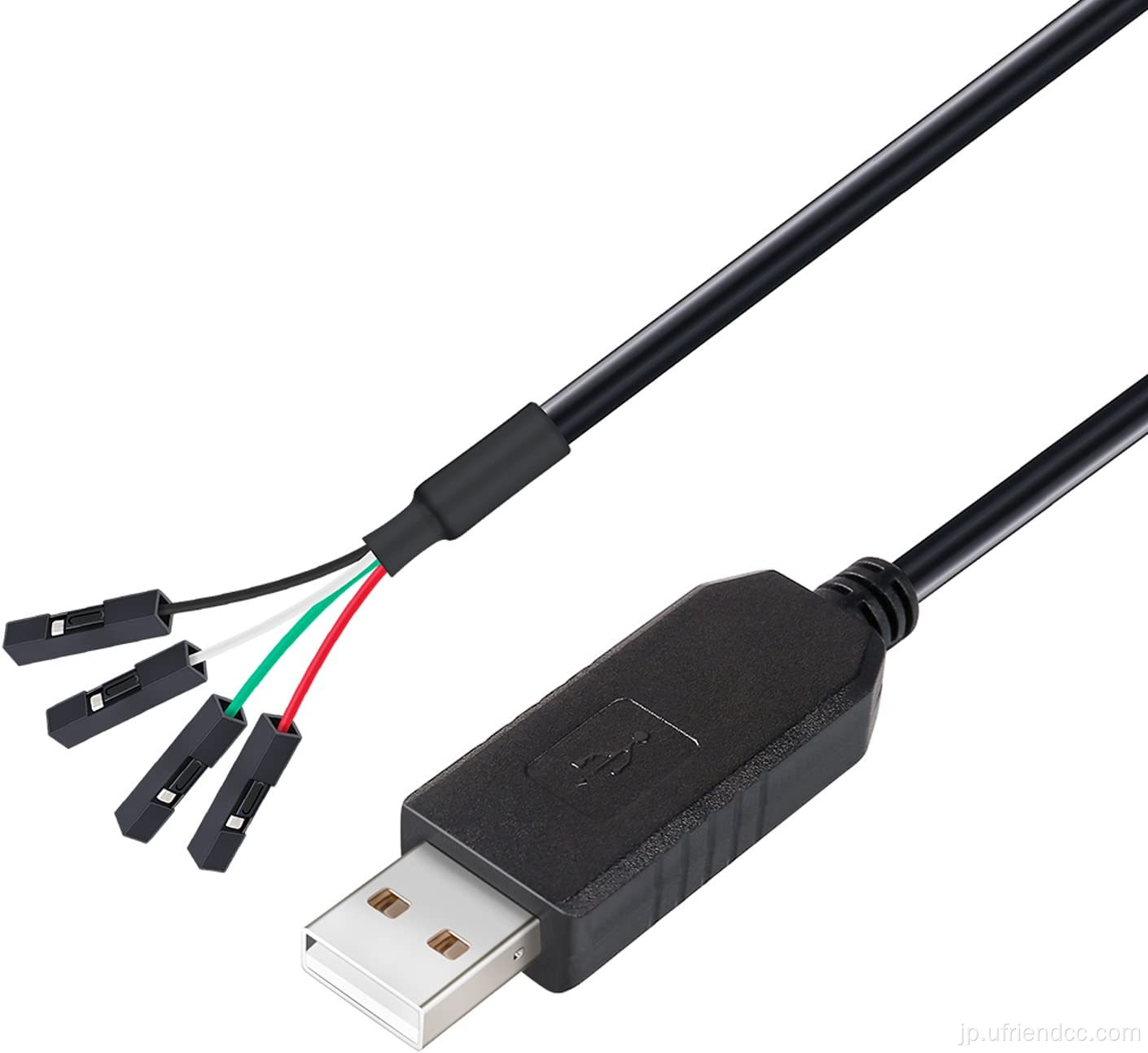 USBからTTLシリアルアダプターケーブルTX/RX信号