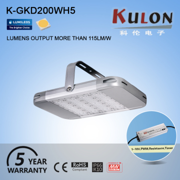 CCT 5700k CE proved IP66 exhibition hall 200w led high bay light