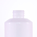 Opal white lotion bottles with blue aluminum cap