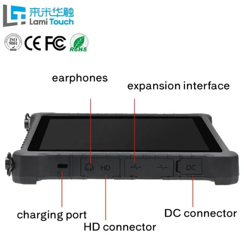 Windows 11 GPS Rugged Industrial Tablet pc