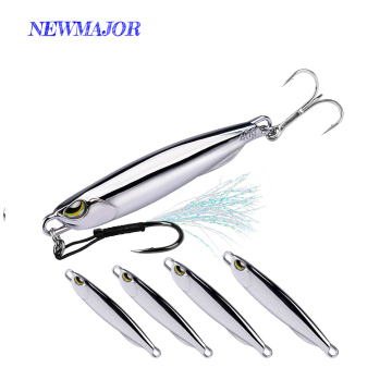 Newmajor schnell sinkender Jigköder - Metall Jigging Fishing Lures für langes Gießen und Makrelen