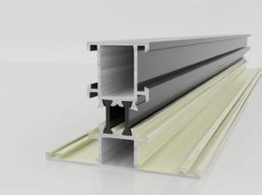 Aluminium Extrusion Wardrobe Door Profile for Bedroom Furniture Aluminum Extrusion Profile with Bending & Metal Processing