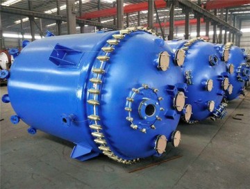 CE 2000L Glass Lined Jacketed Reactor Chemical Reactor Kettl