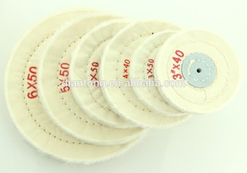 hot sell 3'/4'/5'/6' Inch Rough White Cloth Wheel, dental laboratory material