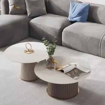 Luxury Professional Modern Round Coffee & Tea Table for Living Room and Bedroom
