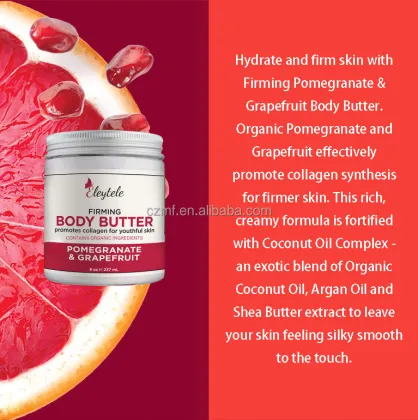 Vegan Whipped Pomegranate Grapefruit Shea Butter Body Butter Cream