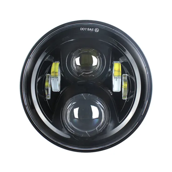 Angel Eyes 7 Inch Round LED Headlight H4 12V - Fit For Honda CB400/500/1300, Hornet 250/600/900 VTEC/VTR250