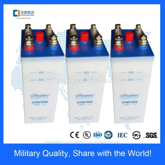 Super Performance Solar Battery 1.2V NiFe Battery 500AH Nickel Iron Battery