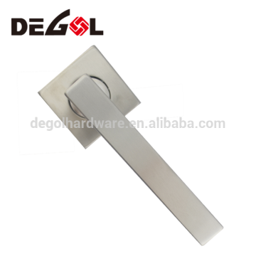Manija de la puerta de la palanca del acero inoxidable 304 manija de la puerta cuadrada industrial del cromo
