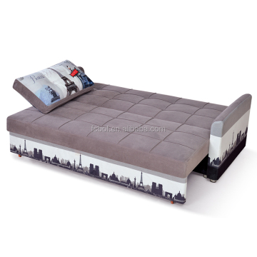 Folding Futon Sofa Bed with Stool - LS8110 Hotel Room Furniture