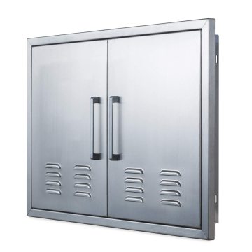 Outdoor Kitchen Doors customize Stainless Steel BBQ Double Access Door  Flush Mount for Outdoor Kitchen and BBQ Island