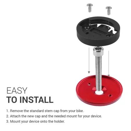 Bicycle Stem Bicycle Code Bicycle Code Holder Adapter For GARMIN Bryton CATEYE GPS Computer 3 In 1Bike Parts For Cycling