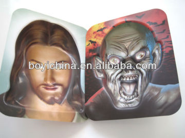 3D PVC embossed mask/lively face mask/party mask