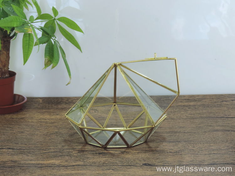 Special Home Garden Decoration Geometric Terrarium Glass