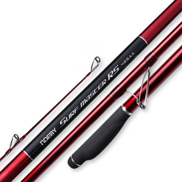 Carbon 3-Section 14'0"/4.25M Spinning Surf Rod for Saltwater Fishing