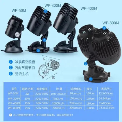 Sobo Fish Tank Cross Flow Circulation Water Pump