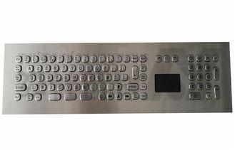 Front Panel Compact Industrial Keyboard With Touchpad , USB