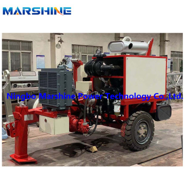 50kN stringing puller machine hydraulic cable puller