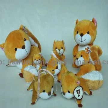 Lovely Squirrels family toys, Wild animal toys series