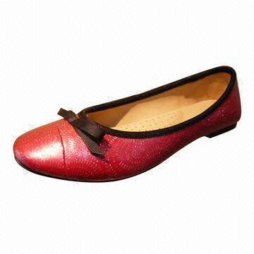 Women's Casual/Ballerina Shoes with Canvas Upper and Rubber Outsole, Comes in Various Colors
