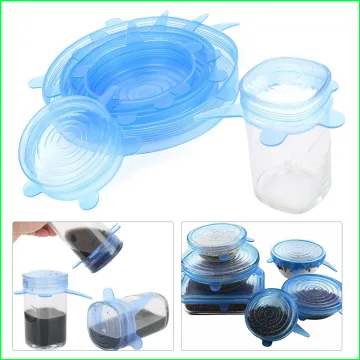 Flexible BPA Free Silicone Lids Set