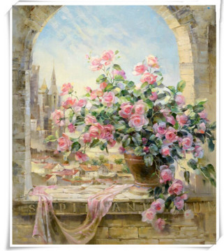 Best Price!! 5D Full Drill Resin Square Diamond Painting Needlework Mosaic Rose Flower Pattern Embroidery Craft Cross Stitch