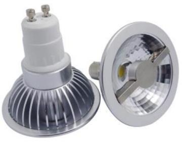 High Quality AC DC12V Epistar COB LED Bulbs 90lm/w 6W 7W GU10 E27 MR16 3000K Warm White Dimmable 35w HID HPS Replacement