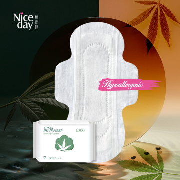 Almohadillas de período orgánico premium basado en cáñamo de Niceday