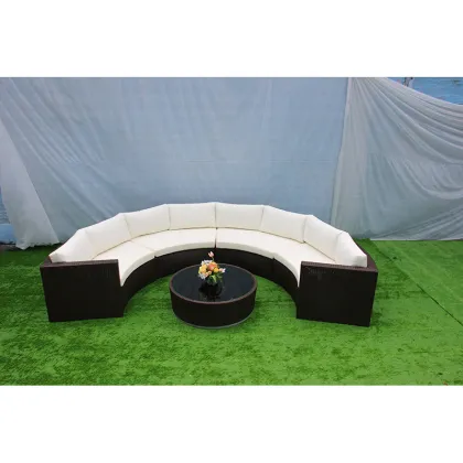Outdoor Woven Rattan Sofa Furniture - Courtyard Sofa Set