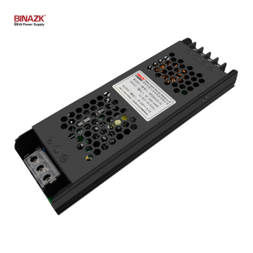 Bina Power Supply: 24V 200W Linear DC Power Supply - SMPS, Switching, and Slim Design in Black Diamond Slim24v