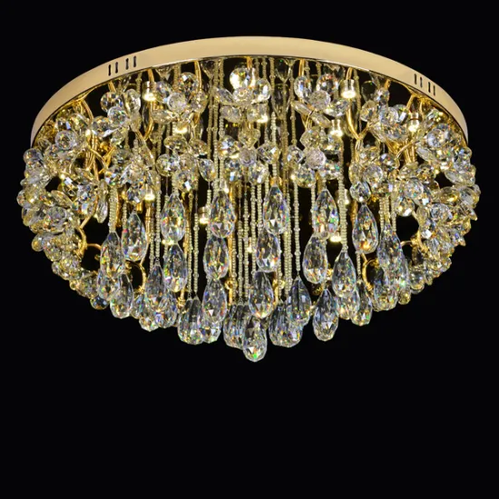 colorful chandelier lighting gold iron ceiling light
