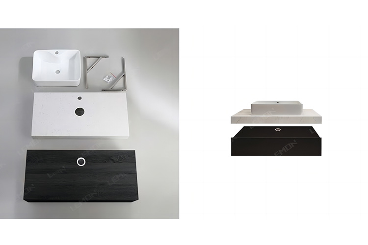 freestanding vanity unit