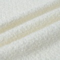 စင်ကြယ်သောအဖြူရောင်သိုးမွှေး polyester acrylic ရောစပ်ထည်ထည်
