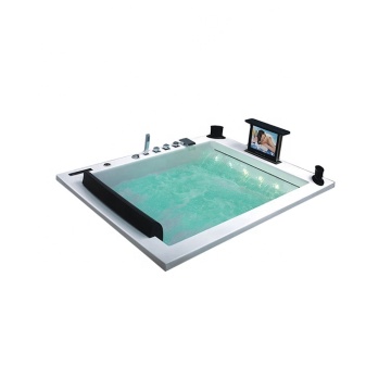 Hot Sale Bathroom Jet Whirlpool Bathtub with TV
