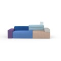 Color-Blocking Office Block Color Matching Sofa Imaginative Creative Play Sofa