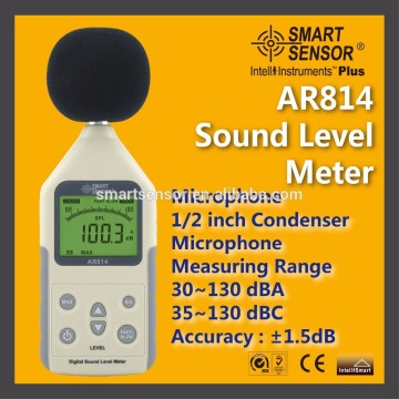 Sound Level Meter AR814 (30-130dBA) Smart Sensor