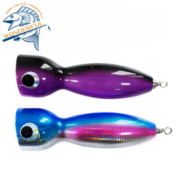 177,8 mm 147G Artificial Big Game Zoutwater Trollen Topwater Wobbler Drijvende houten popper Lure "kan worden ingekort tot:" 177,8 mm 147G Zoutwater trollen Topwater Wobbler Lure