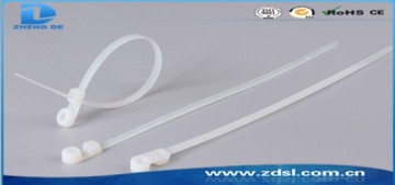 Different Size Mountable Head Nylon Plastic Cable Tie Made In China