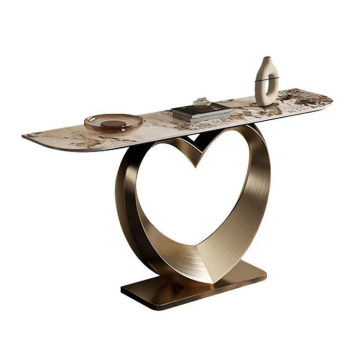 Table de la console de luxe en or - meubles de salon à vente chaude pour décoration maison