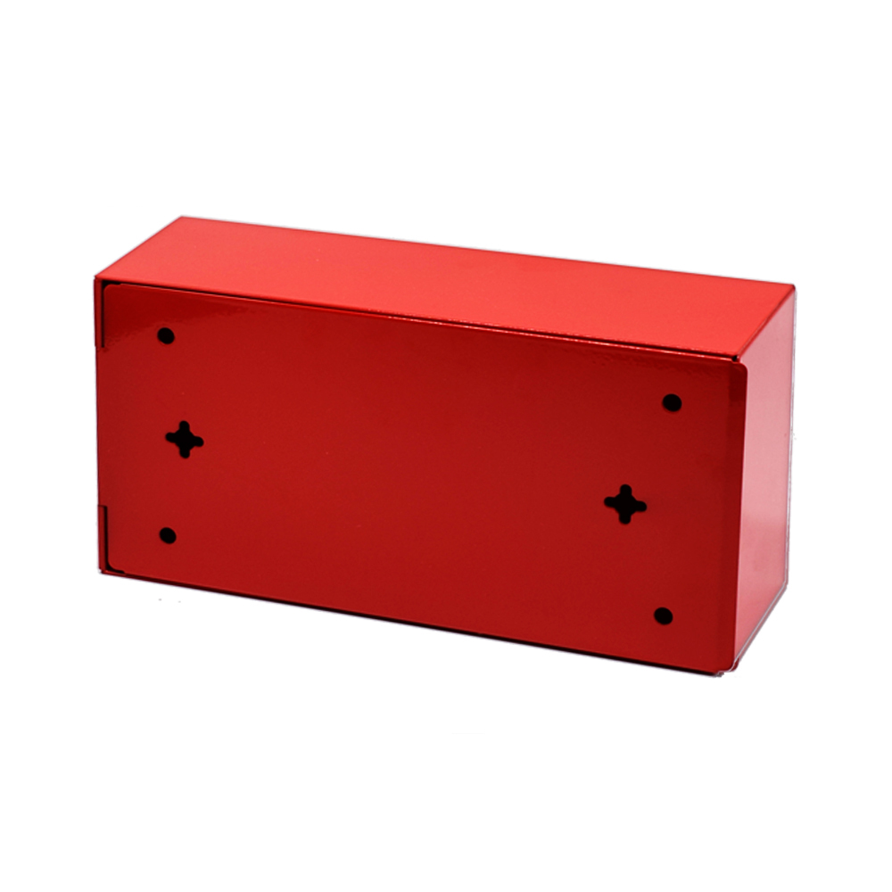 red paper holder base