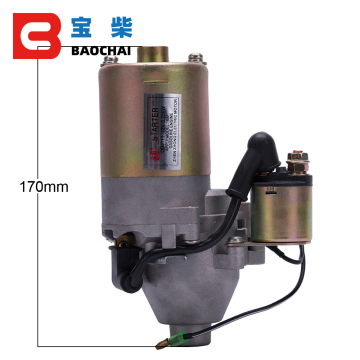 QDJ113 12V 0.25KW محرك البنزين المحرك الكهربائي بداية 5.5HP 168F ديزل المحرك بداية مجموعة سكوتر مجموعة مجموعة الدراجات البخارية